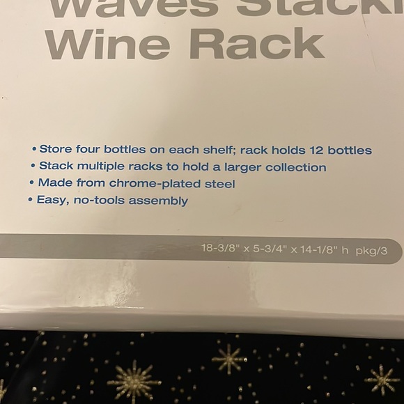 Stackable wine bottle rack - Picture 4 of 6